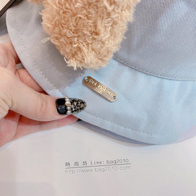 13DeMarz男女同款百搭簡約小熊漁夫帽  mm1305